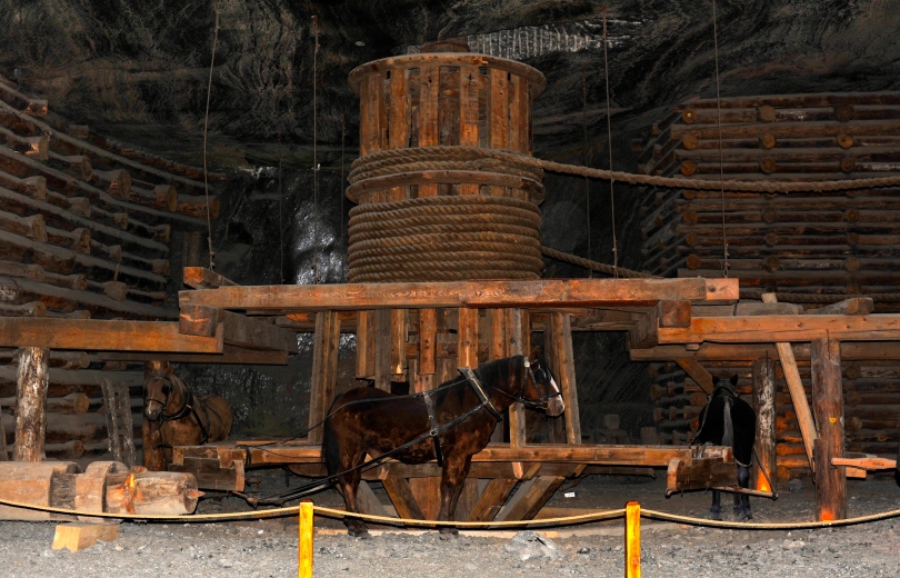 Inside Wieliczka Salt Mine